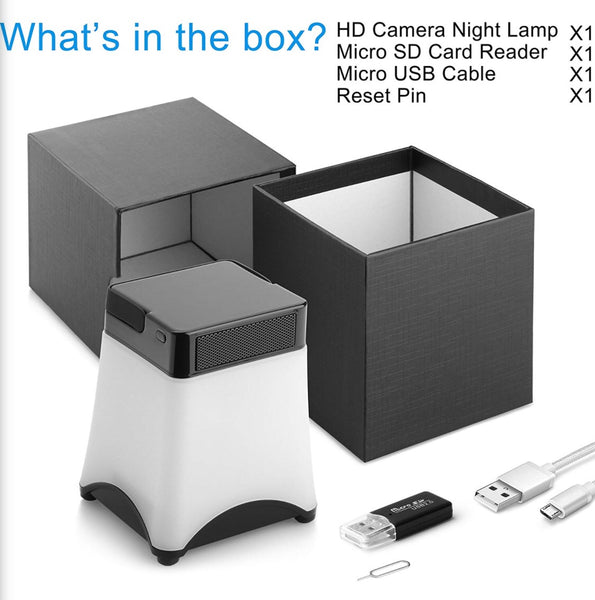 Hidden LED Night Light Spy Camera