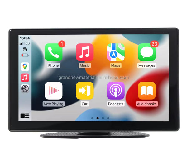 9 inch Touchcreen Display: Wireless Apple CarPlay + Android Auto