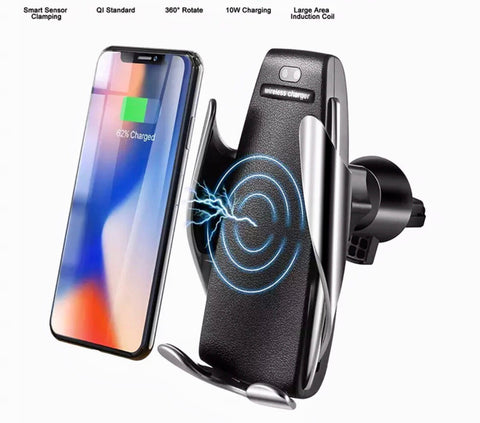 Automatic Clamping Wireless Car Charger Mount