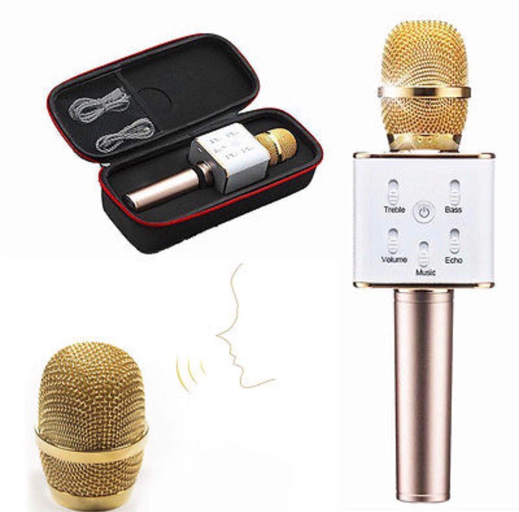 Microphone Karaoké Q7 Bluetooth sans fil à prix Tunisie pas cher
