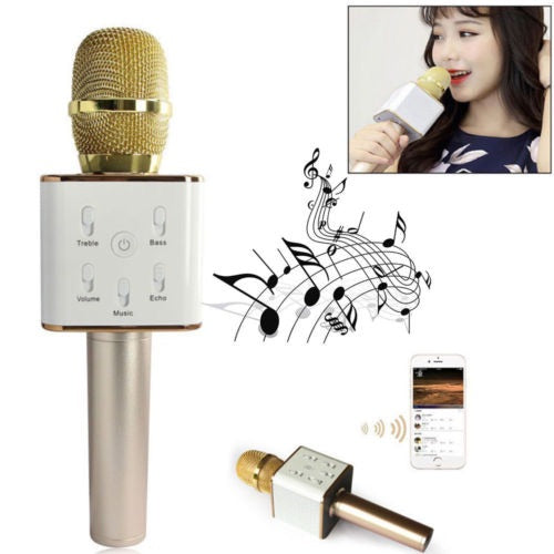 Q7 Bluetooth Microphone With Speaker – TheSpinningDeal