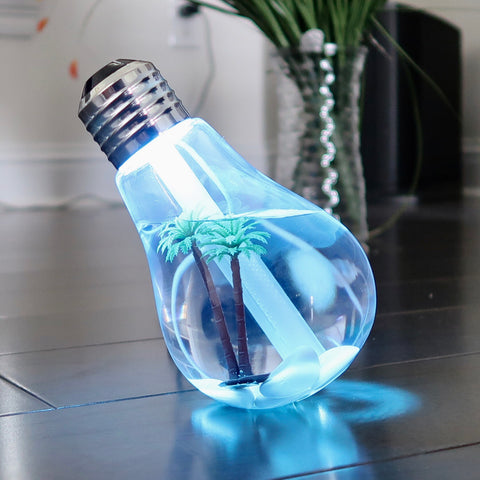 LED Bulb Humidifier Night Light